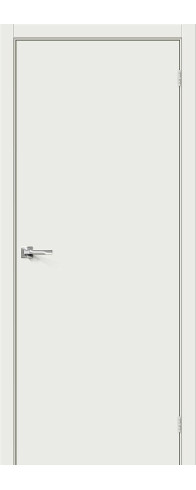 Межкомнатная дверь Браво-0, цвет: Super White Размер полотна в мм: 200*60