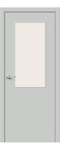 Межкомнатная дверь Браво-7, цвет: Grey Pro Размер полотна в мм: 200*60 Стекло: Magic Fog
