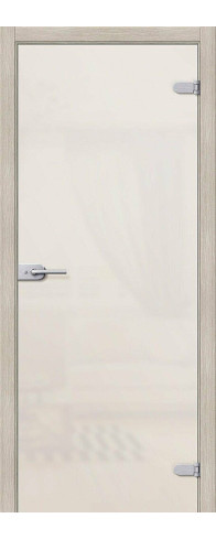 Межкомнатная дверь Лайт, цвет: Белое Сатинато Размер полотна в мм: 200*60 Стекло: Белое сатинато.