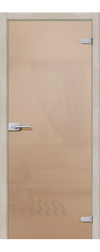 Межкомнатная дверь Лайт, цвет: Бронза Сатинато Размер полотна в мм: 200*60 Стекло: Бронза сатинато.