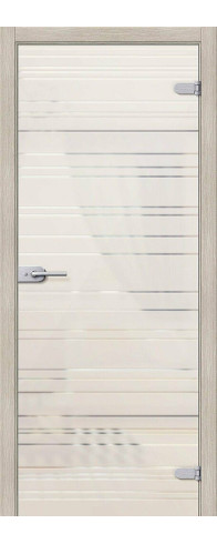 Межкомнатная дверь Грация, цвет: Белое Сатинато Размер полотна в мм: 200*60 Стекло: Белое сатинато.