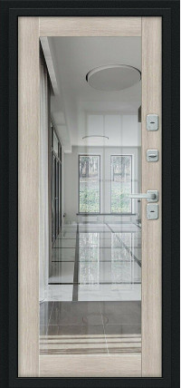 Thermo Флэш Декор, цвет: Букле черное/Cappuccino Veralinga