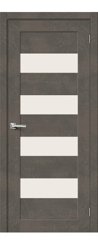 Межкомнатная дверь Браво-23, цвет: Brut Beton Размер полотна в мм: 200*60 Стекло: Magic Fog