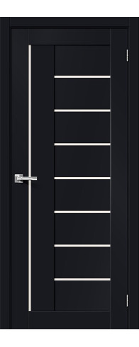 Межкомнатная дверь Браво-29, цвет: Black Mix Размер полотна в мм: 200*70 Стекло: Magic Fog