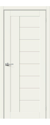 Межкомнатная дверь Браво-29, цвет: White Mix Размер полотна в мм: 200*60 Стекло: Magic Fog