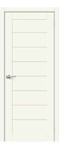 Межкомнатная дверь Браво-22, цвет: Alaska Размер полотна в мм: 200*60 Стекло: Magic Fog