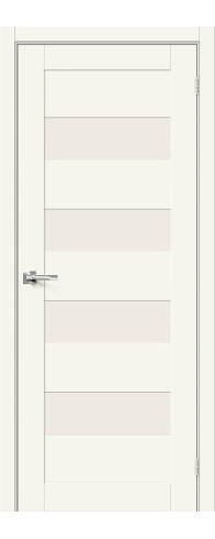 Межкомнатная дверь Браво-23, цвет: Alaska Размер полотна в мм: 200*60 Стекло: Magic Fog