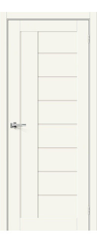 Межкомнатная дверь Браво-29, цвет: Alaska Размер полотна в мм: 200*60 Стекло: Magic Fog