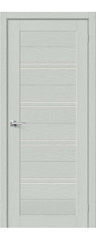 Межкомнатная дверь Браво-28, цвет: Grey Wood Размер полотна в мм: 200*60 Стекло: Magic Fog