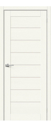 Межкомнатная дверь Браво-22, цвет: White Wood Размер полотна в мм: 200*60 Стекло: Magic Fog