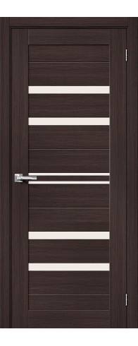 Межкомнатная дверь Браво-30, цвет: Wenge Melinga Размер полотна в мм: 200*60 Стекло: Magic Fog