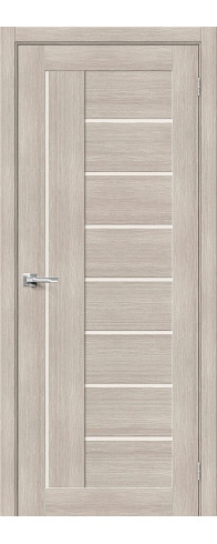 Межкомнатная дверь Браво-29, цвет: Cappuccino Melinga Размер полотна в мм: 200*60 Стекло: Magic Fog