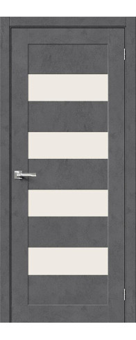 Межкомнатная дверь Браво-23, цвет: Slate Art Размер полотна в мм: 200*60 Стекло: Magic Fog