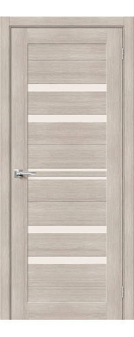 Межкомнатная дверь Браво-30, цвет: Cappuccino Melinga Размер полотна в мм: 200*60 Стекло: Magic Fog