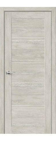 Межкомнатная дверь Браво-28, цвет: Chalet Provence Размер полотна в мм: 200*60 Стекло: Magic Fog