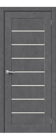 Межкомнатная дверь Браво-22, цвет: Slate Art Размер полотна в мм: 200*60 Стекло: Magic Fog