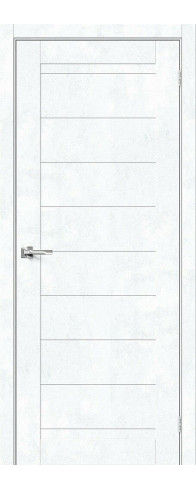 Межкомнатная дверь Браво-21, цвет: Snow Art Размер полотна в мм: 200*60