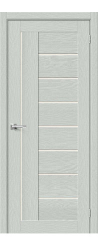 Межкомнатная дверь Браво-29, цвет: Grey Wood Размер полотна в мм: 200*60 Стекло: Magic Fog