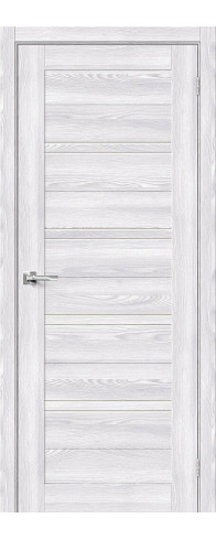 Межкомнатная дверь Браво-28, цвет: Riviera Ice Размер полотна в мм: 200*60 Стекло: Magic Fog