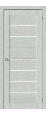 Межкомнатная дверь Браво-22, цвет: Grey Wood Размер полотна в мм: 200*60 Стекло: Magic Fog