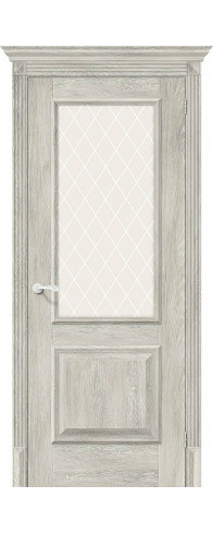 Межкомнатная дверь Классико-13, цвет: Chalet Provence Размер полотна в мм: 200*70 Стекло: White Сrystal