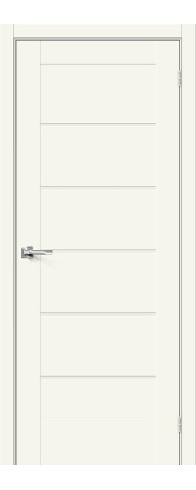 Межкомнатная дверь М22, цвет: Luna Размер полотна в мм: 200*60 Стекло: Magic Fog