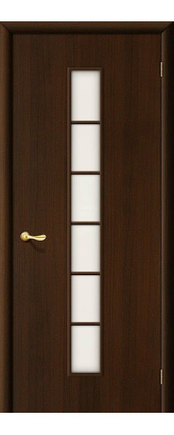 Межкомнатная дверь 2С, цвет: Л-13 (Венге) Размер полотна в мм: 190*55 Стекло: Сатинато
