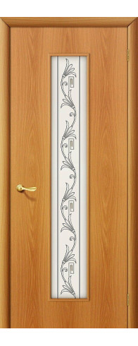 Межкомнатная дверь 24Х, цвет: Л-12 (МиланОрех) Размер полотна в мм: 200*60 Стекло: Сатинато