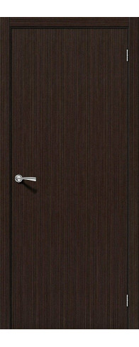 Межкомнатная дверь Соло-0.V, цвет: Ф-27 (Венге) Размер полотна в мм: 200*70