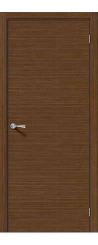 Межкомнатная дверь Соло-0.H, цвет: Ф-11 (Орех) Размер полотна в мм: 190*55