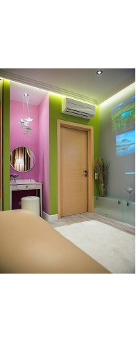 Межкомнатная дверь Рондо, цвет: Ф-01 (Дуб) Размер полотна в мм: 190*55