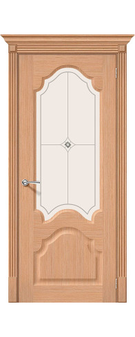 Межкомнатная дверь Афина, цвет: Ф-01 (Дуб) Размер полотна в мм: 200*60 Стекло: Худ.