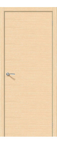 Межкомнатная дверь Соло-0.H, цвет: Ф-22 (БелДуб) Размер полотна в мм: 190*55