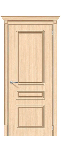 Межкомнатная дверь Стиль, цвет: Ф-22 (БелДуб) Размер полотна в мм: 190*55