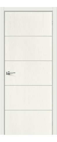 Межкомнатная дверь Граффити-1, цвет: ST Whitey Размер полотна в мм: 200*60