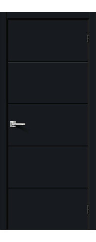 Межкомнатная дверь Граффити-1, цвет: Total Black Размер полотна в мм: 200*60