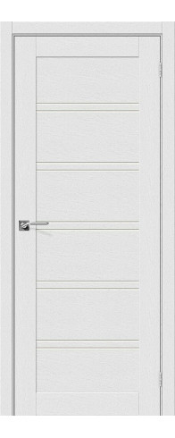 Межкомнатная дверь Легно-28, цвет: Virgin Размер полотна в мм: 200*90 Стекло: Magic Fog