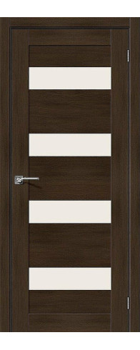 Межкомнатная дверь Легно-23, цвет: Dark Oak Размер полотна в мм: 200*60 Стекло: Magic Fog