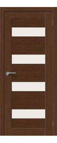 Межкомнатная дверь Легно-23, цвет: Brown Oak Размер полотна в мм: 200*70 Стекло: Magic Fog