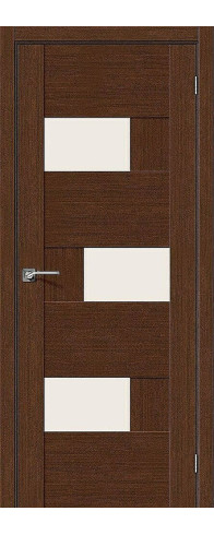 Межкомнатная дверь Легно-39, цвет: Brown Oak Размер полотна в мм: 200*60 Стекло: Magic Fog