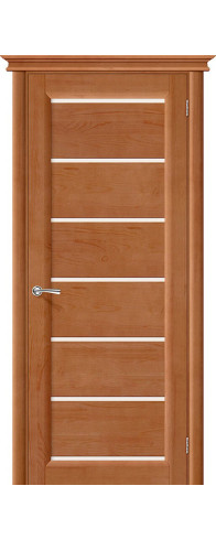 Межкомнатная дверь М2, цвет: Т-05 (Светлый Лак) Размер полотна в мм: 200*60 Стекло: Матовое