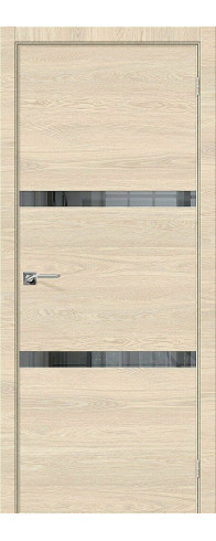 Межкомнатная дверь Порта-55 4AF, цвет: Nord Skyline Размер полотна в мм: 200*60 Стекло: Mirox Grey