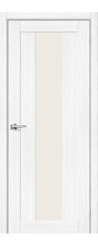 Межкомнатная дверь Порта-25, цвет: Snow Veralinga Размер полотна в мм: 200*90 Стекло: Magic Fog