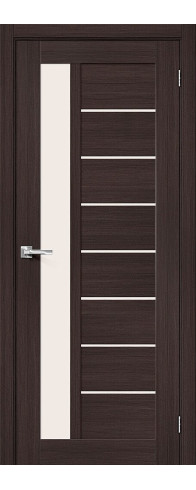 Межкомнатная дверь Порта-27, цвет: Wenge Veralinga Размер полотна в мм: 200*70 Стекло: Magic Fog