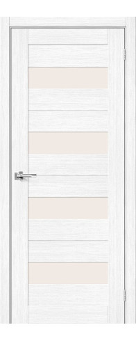 Межкомнатная дверь Порта-23, цвет: Snow Veralinga Размер полотна в мм: 200*90 Стекло: Magic Fog