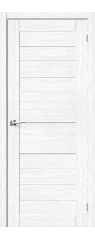 Межкомнатная дверь Порта-22, цвет: Snow Veralinga Размер полотна в мм: 200*70 Стекло: Magic Fog