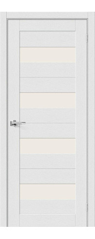 Межкомнатная дверь Порта-23, цвет: Virgin Размер полотна в мм: 200*60 Стекло: Magic Fog