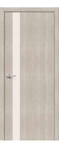 Межкомнатная дверь Порта-11, цвет: Cappuccino Veralinga Размер полотна в мм: 200*60 Стекло: Magic Fog