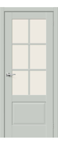 Межкомнатная дверь Прима-13.0.1, цвет: Grey Matt Размер полотна в мм: 200*60 Стекло: Magic Fog