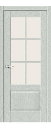 Межкомнатная дверь Прима-13.0.1, цвет: Grey Wood Размер полотна в мм: 200*60 Стекло: Magic Fog